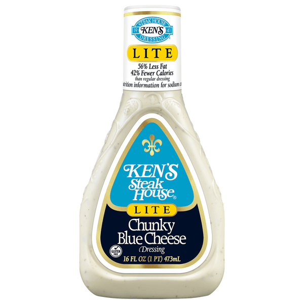 Kens Steak House Lite Chunky Blue Cheese Dressing