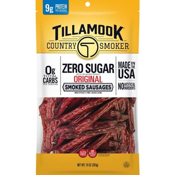 Tillamook Zero Sugar Original Smoked Sausage