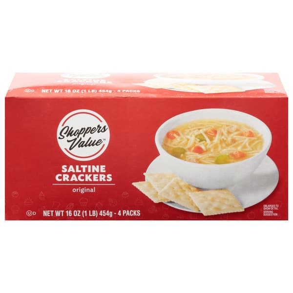 Shoppers Value Saltine Crackers, Original