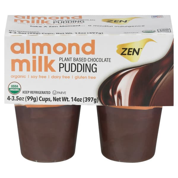 Zen Almond Milk Plant Based Chocolate Pudding
