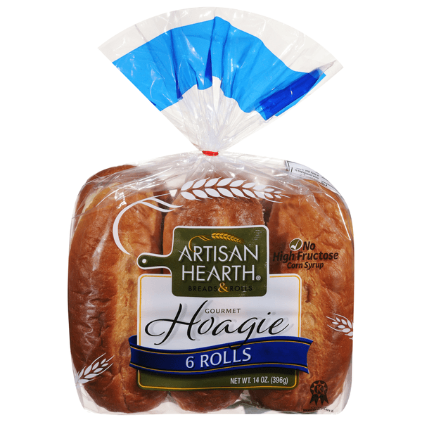 Artisan Hearth Hoagie Rolls