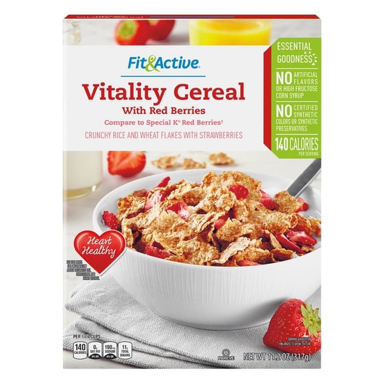 Fit & Active Vitality Cereal With Red Berries