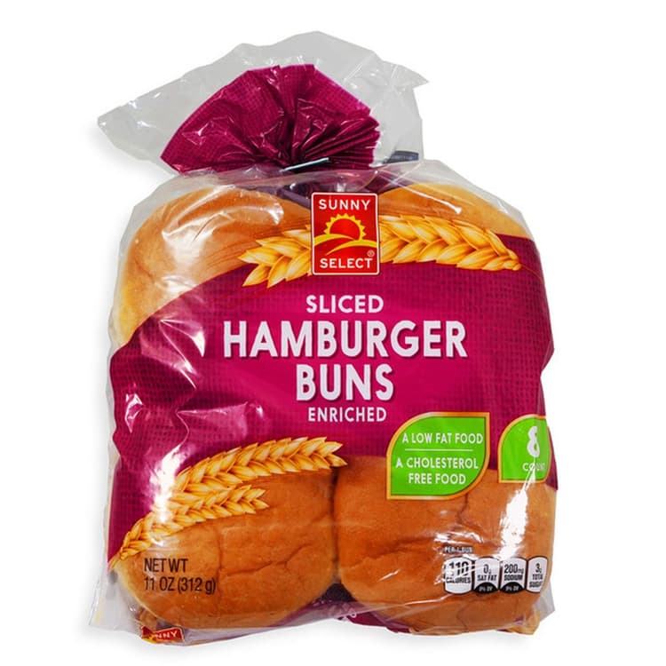 Sunny Select Sliced Hamburger Buns Enriched