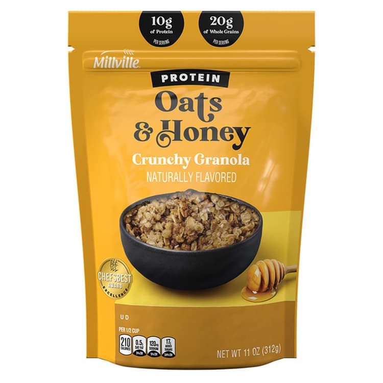 Millville Protein Crunchy Granola Oats 'n Honey