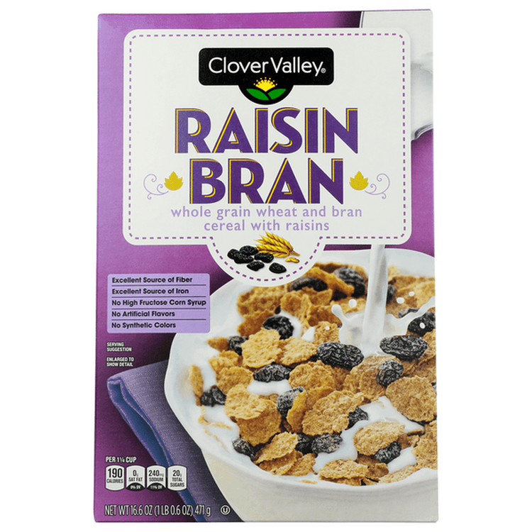 Clover Valley Raisin Bran