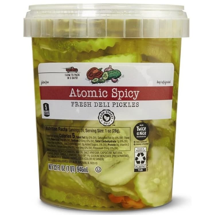 Park Street Deli Fresh Deli Pickles Atomic Spicy