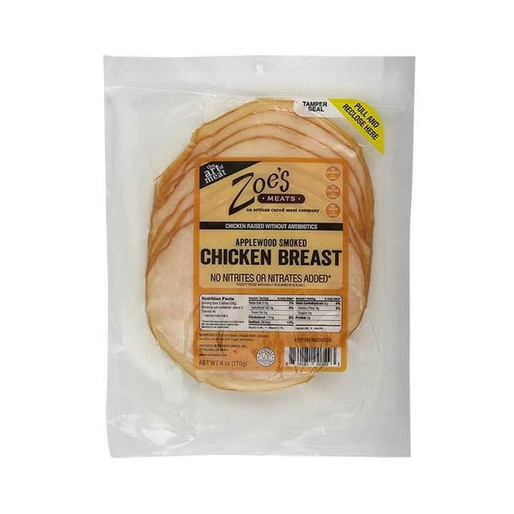 Zoe'S Meats Applewood Smoked Chicken Breast