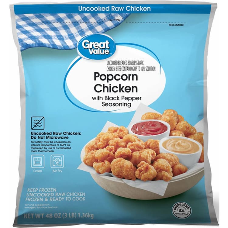 Great Value Popcorn Chicken With Black Pepper Seasoning