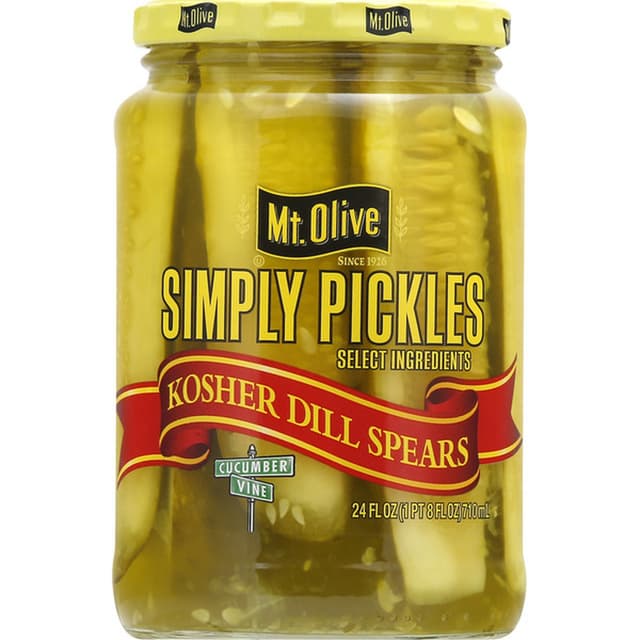 Is it Brazil Nut Free? Mt. Olive Pickles Simply Pickles Spears Made With Sea Salt Kosher Dill