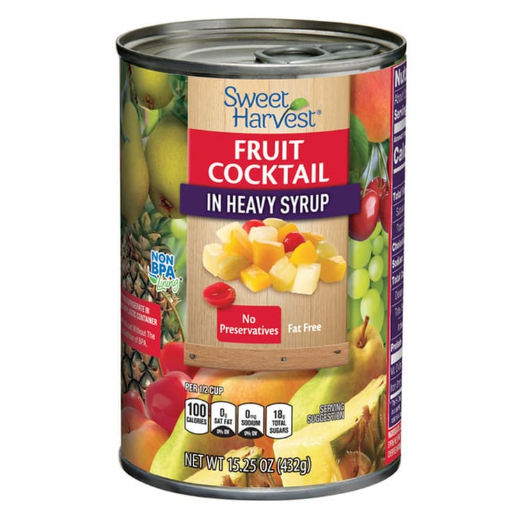 Sweet Harvest Fruit Cocktail In Heavy Syrup
