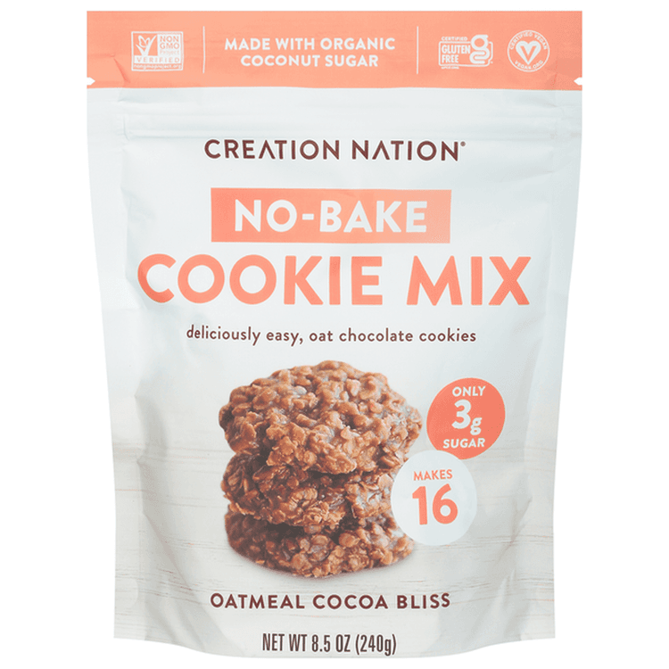 Creation Nation No Bake Cookie Mix, Oatmeal Cocoa Bliss