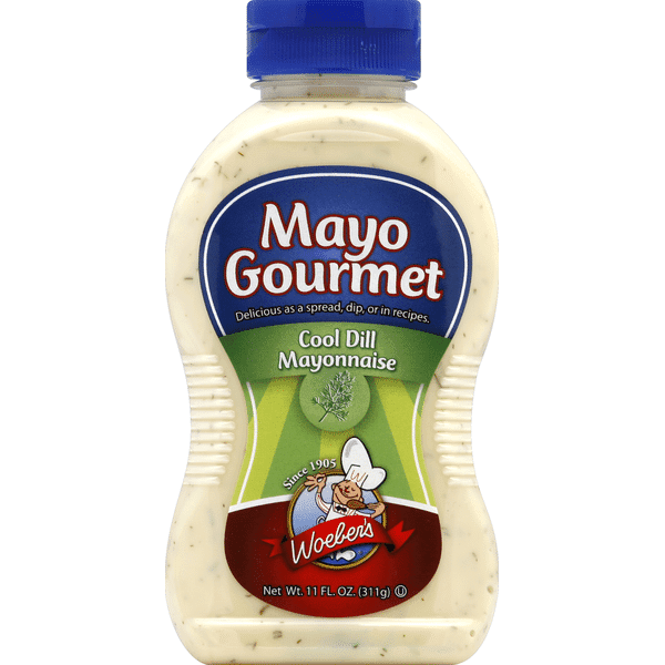 Woeber'S Mayo Gourmet Cool Dill Mayonnaise