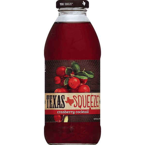 Texas Tea Juice Cranberry Cocktail