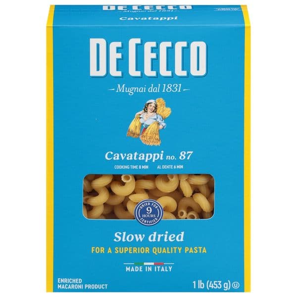 Is it Shellfish Free? De Cecco Cavatappi No