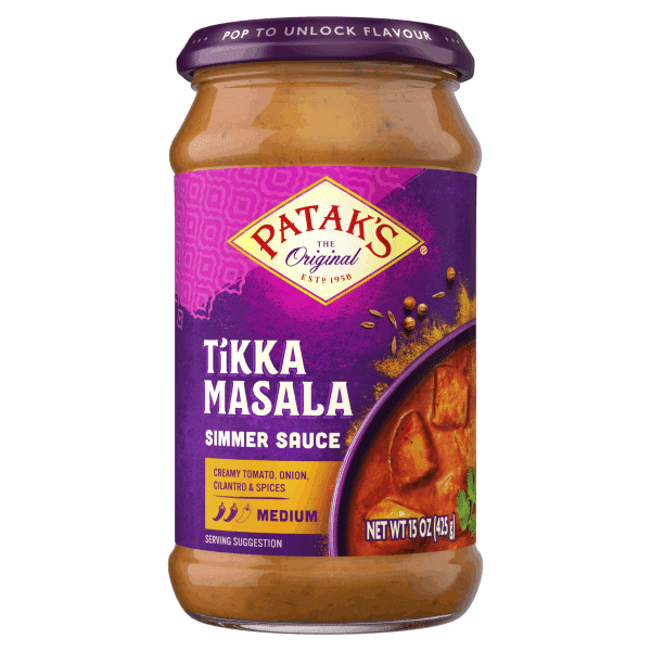 Pataks Simmer Sauce Tikka Masala Curry