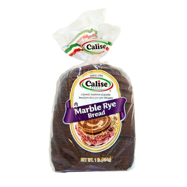 Calise Bakery Marble Rye Bread