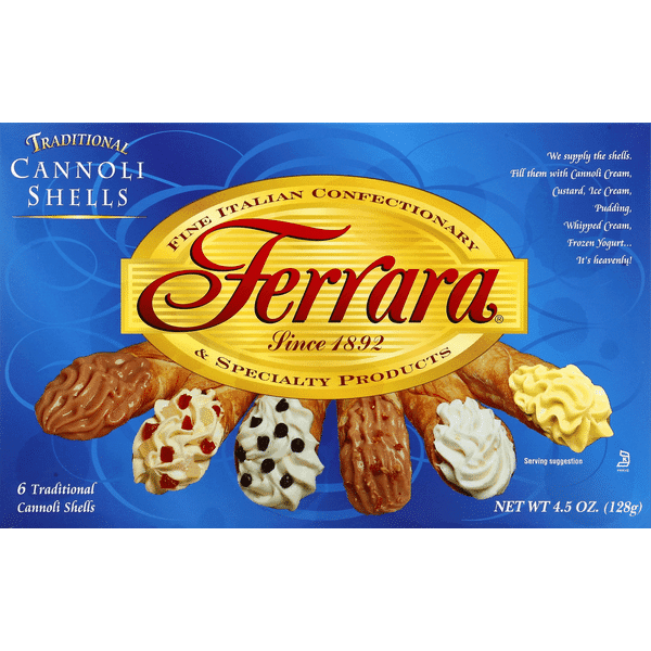 Ferrara Cannoli Shells, Traditional