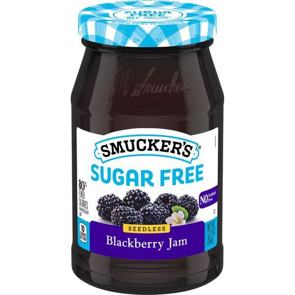 Smuckers Sugar Free Jam Seedless Blackberry