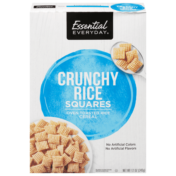 Essential Everyday Crunchy Rice Squares Cereal