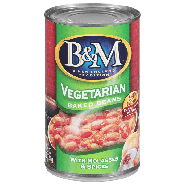 B&M Baked Beans Fat Free Vegetarian Canned
