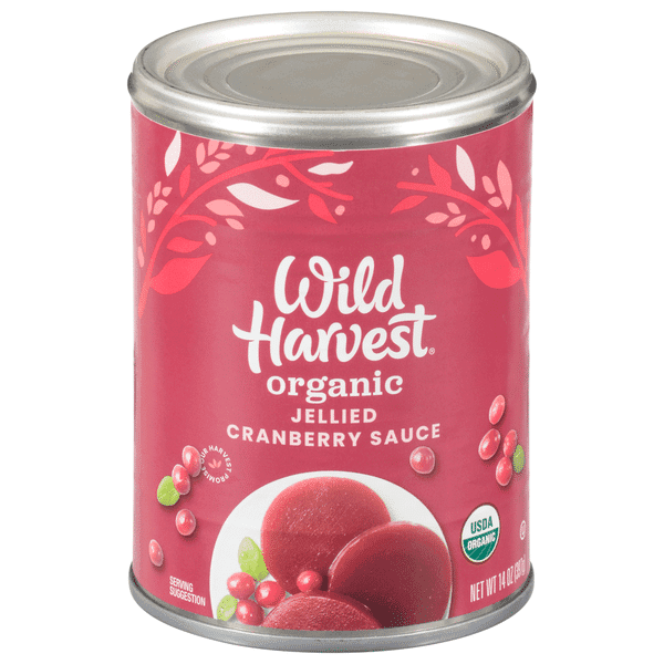Wild Harvest Cranberry Sauce, Organic, Jellied