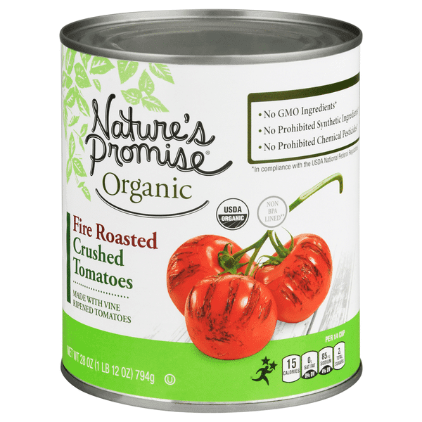 Nature'S Promise Organic Fire Roasted Crushed Tomatoes