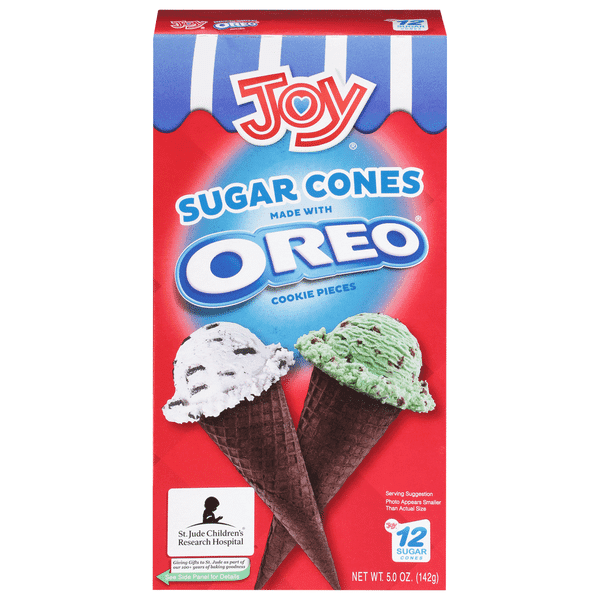 Joy Sugar Cones W/ Oreo