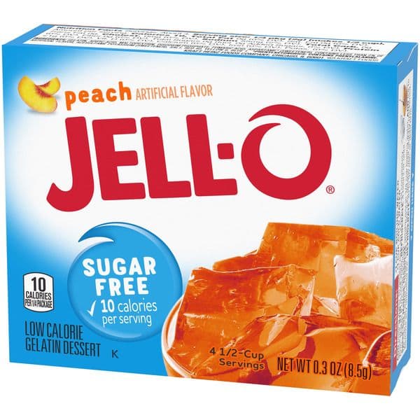 Jell-O Gelatin Dessert Sugar Free Peach Gelatin