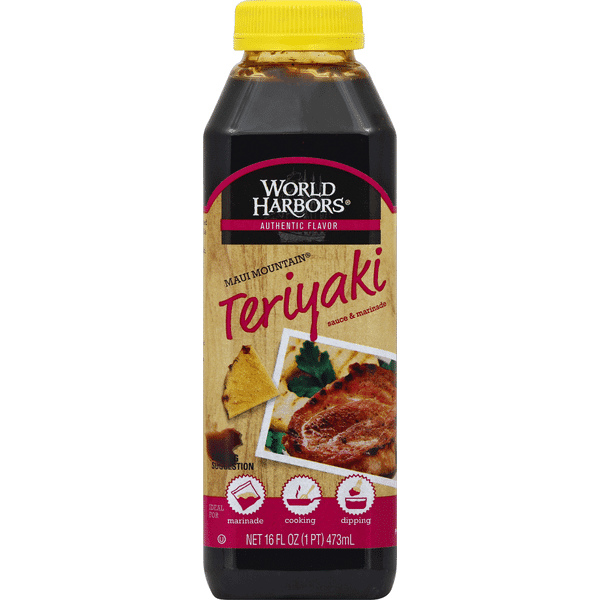 World Harbors Sauce & Marinade Maui Mountain Teriyaki