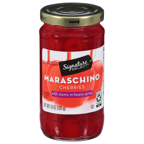 Signature Select Cherries Maraschino With Stems