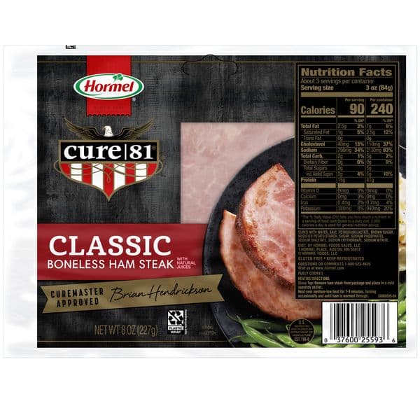Hormel Ham Cure 81 Ham Steak