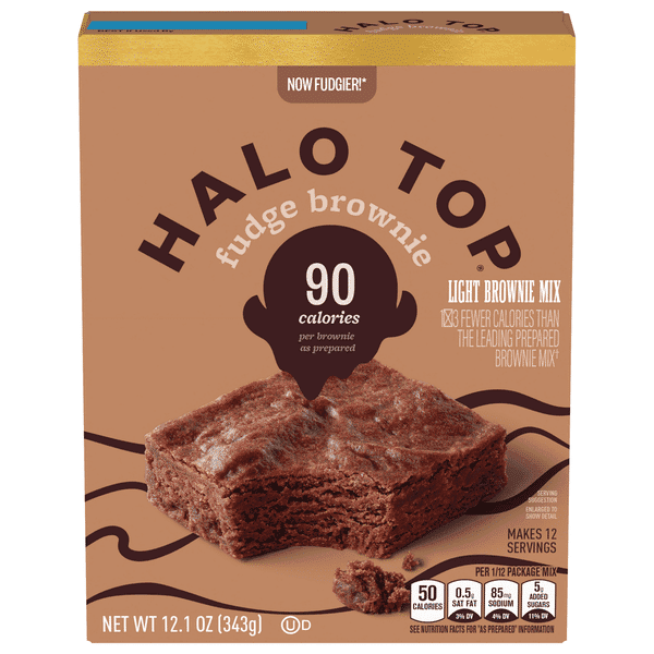 Halo Top Fudge Brownie Light Brownie Mix