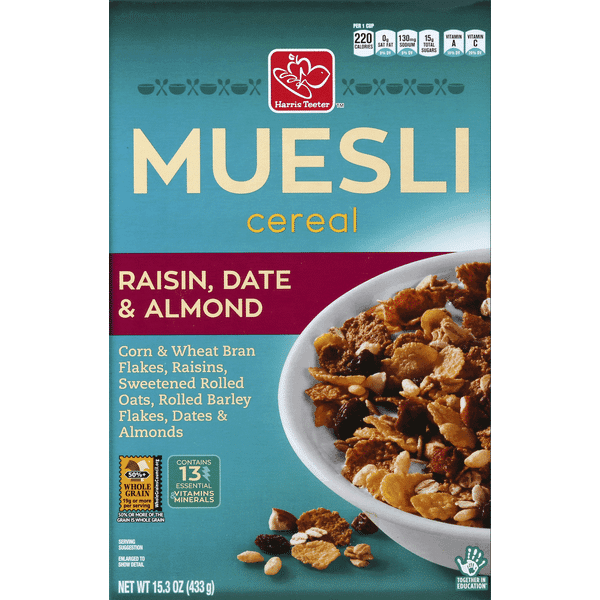 Muesli Raisin, Date & Almond Cereal