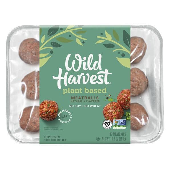Wild Harvest Meatballs, Plant Based