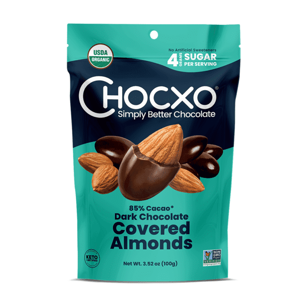 Chocxo Dark Chocolate Covered Almonds