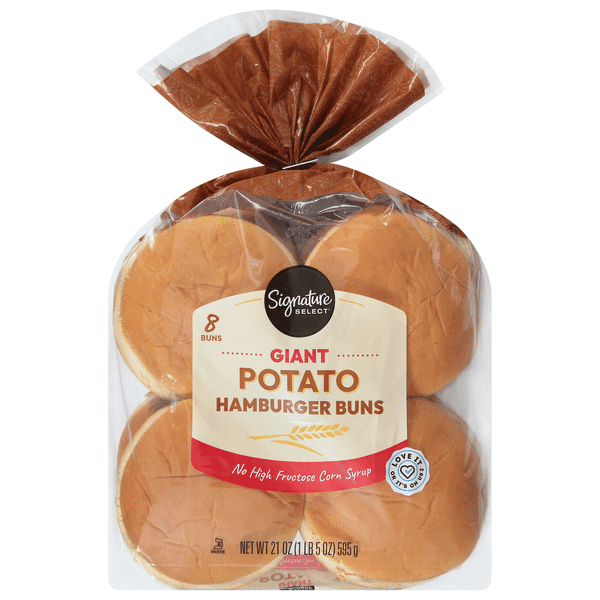 Signature Select Hamburger Buns Potato