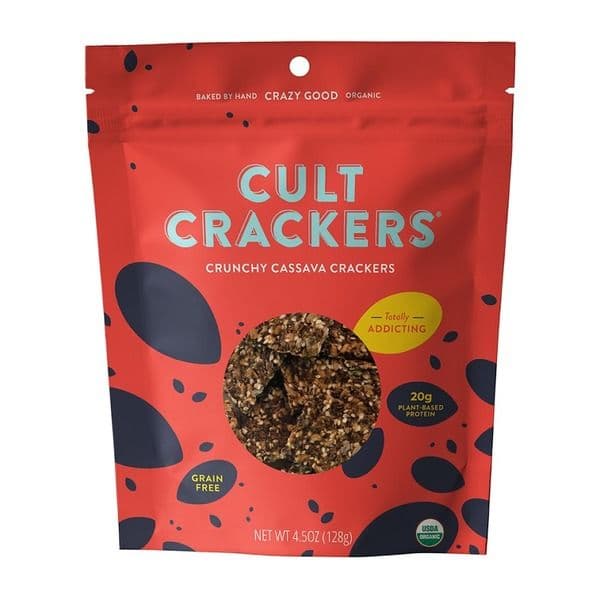 Cult Crackers Crunchy Cassava Crackers