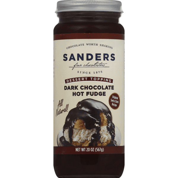 Sanders Dark Chocolate Hot Fudge Dessert Topping