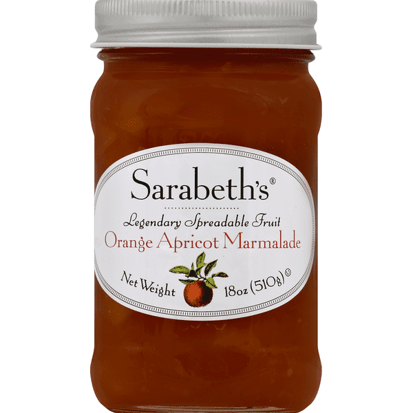 Sarabeths Spreadable Fruit, Orange Apricot Marmalade