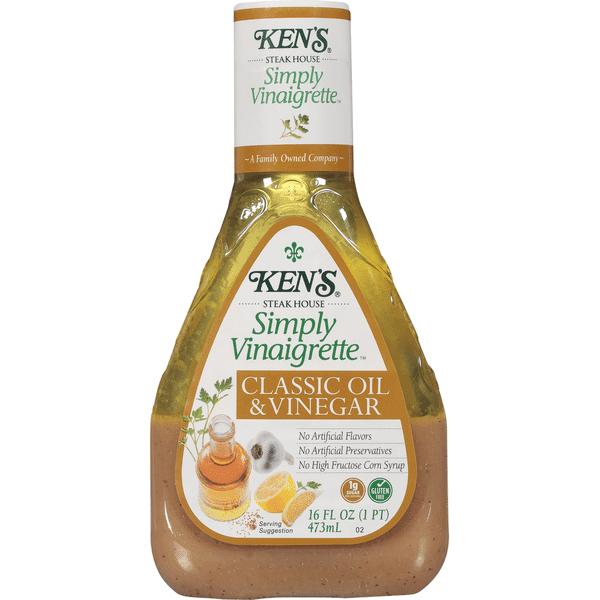 Kens Steak House Dressing Simply Vinaigrette Olive Oil & Vinegar