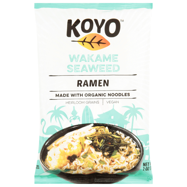 Koyo Ramen Noodles Wakame Seaweed Low Fat Organic