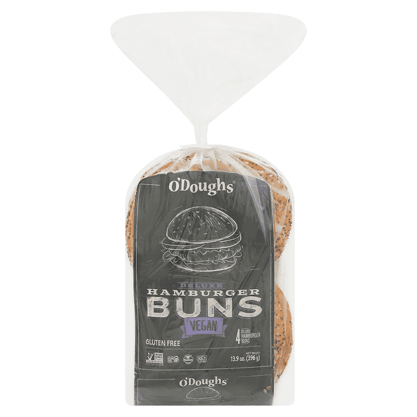 O'Doughs Gluten Free Vegan Deluxe Hamburger Buns