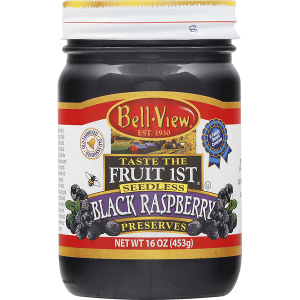 Bell-View Preserves, Seedless, Black Raspberry