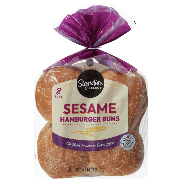 Signature Select Buns Hamburger Sesame