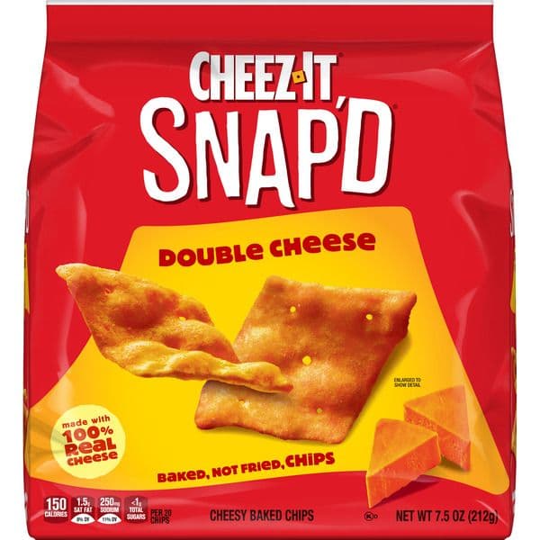 Is it Alpha Gal Friendly? Cheez-it Snapd Cheese Cracker Chips Thin Crisps Double Cheese