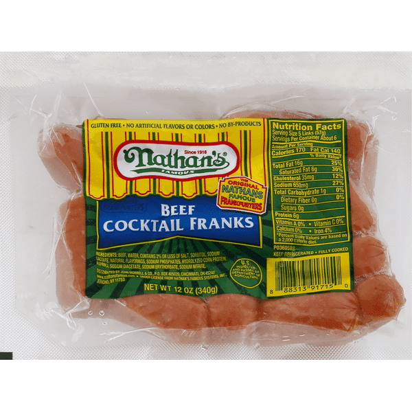 Nathan'S - Cocktail Beef Franks