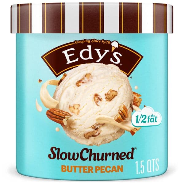 Dreyers Edys Ice Cream Slow Churned Light Butter Pecan