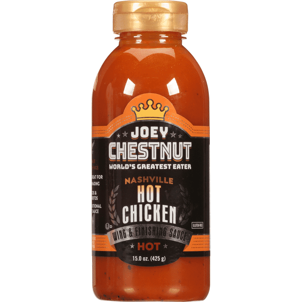 Joey Chestnut Hot Nashville Hot Chicken Wing & Finishing Sauce
