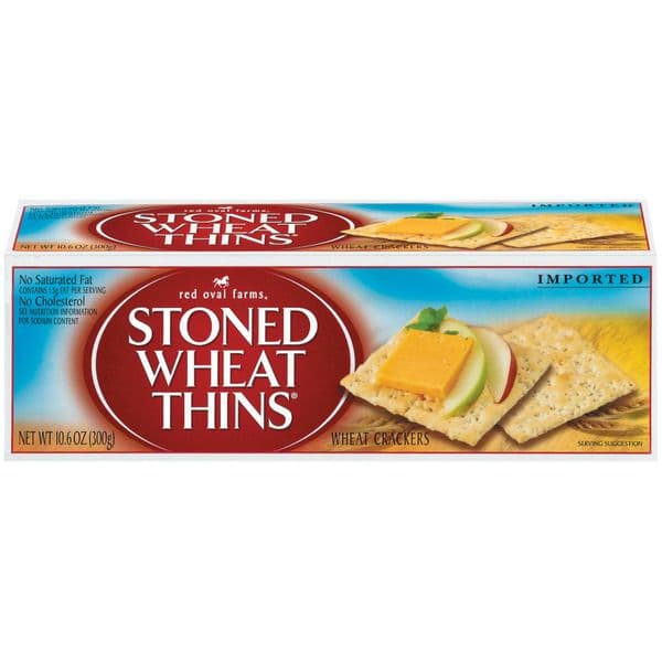 Is it Pecan Free? Red Oval Farms Stoned Wheat Thins Wheat Crackers