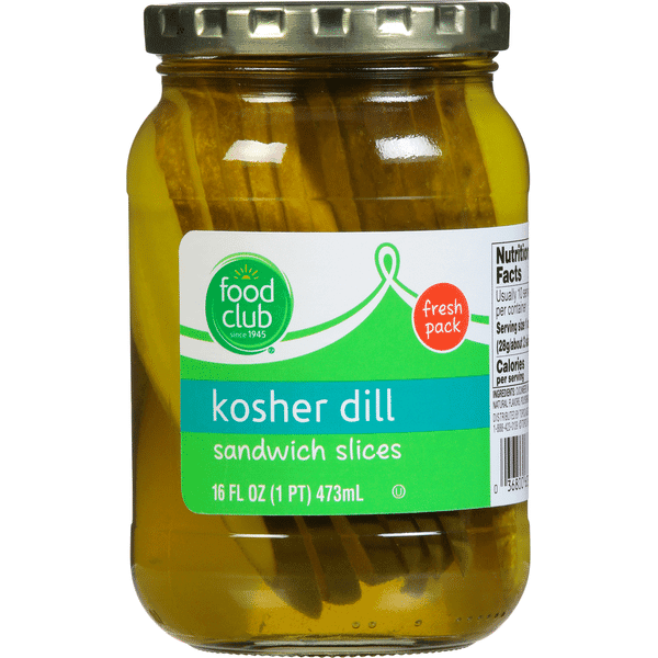 Food Club Kosher Dill Sandwich